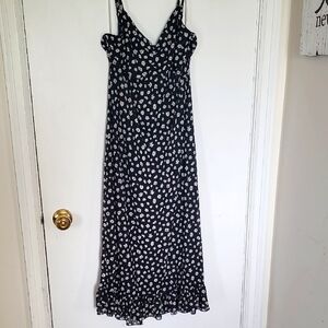 Floral Black Maxi Dress